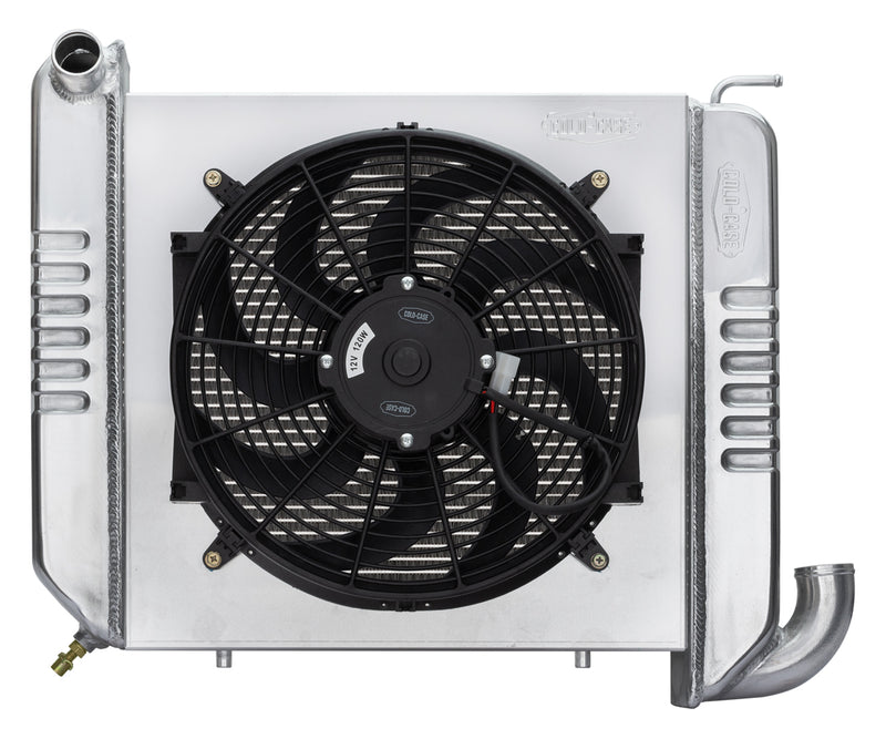 Cold Case Radiators 65-68 Corvette Radiator w/ 16in Fan Kit