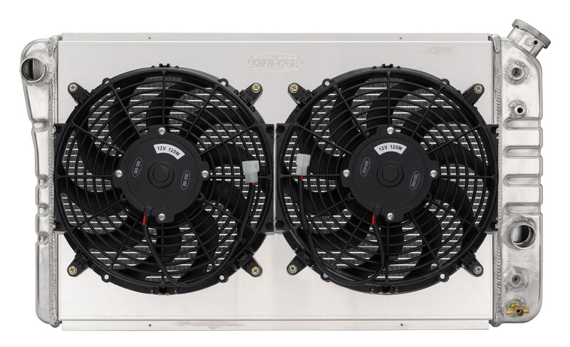 Cold Case Radiators 84-90 Corvette Radiator w/ Dual 12in Fan Kit