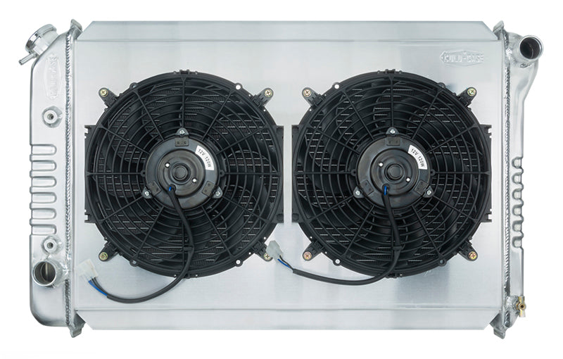 Cold Case Radiators 71-73 Mustang Radiator AT 26in Dual 12in Fans