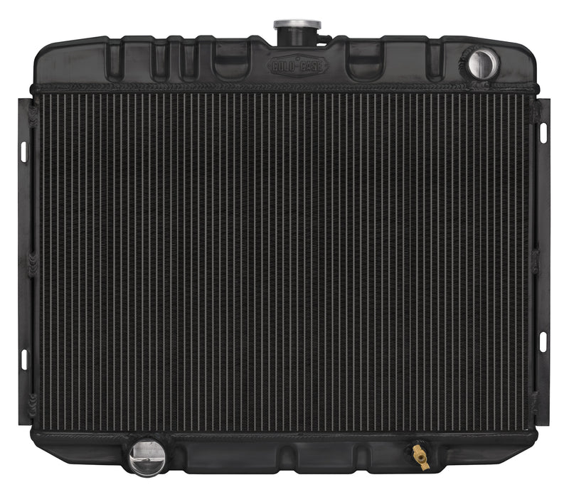 Cold Case Radiators 67-70 Mustang Radiator Big Block Man Trans Blk