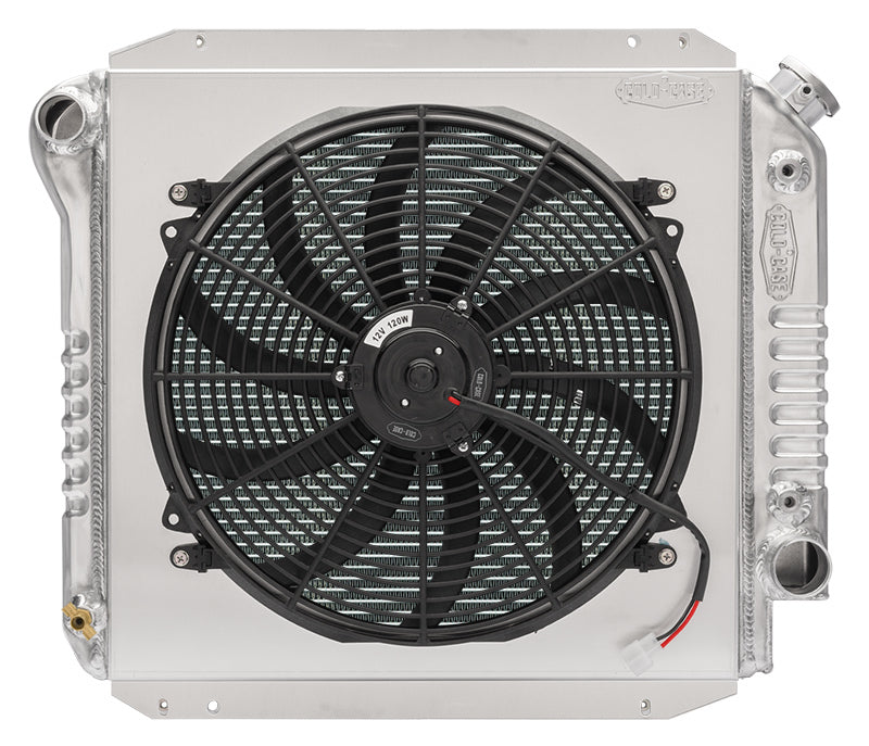 Cold Case Radiators 66-77 Bronco Radiator 1in Tubes 16in Fan