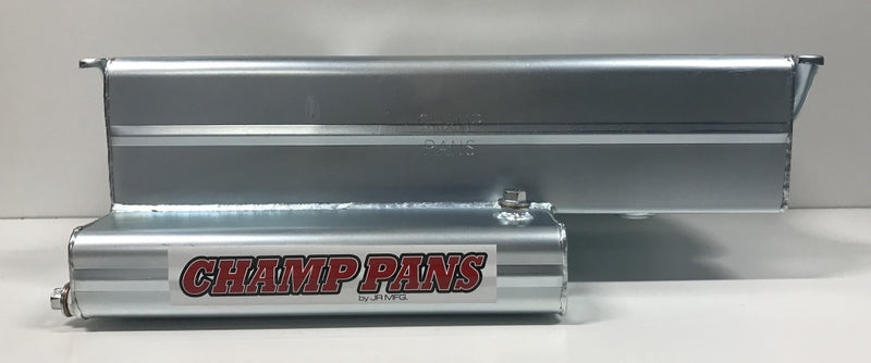 Champ Pans SBC CT Oil Pan 8qt Wet Sump w/RH Kick Out