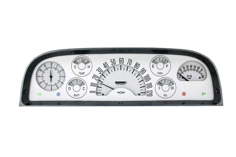 Classic Instruments 60-63 Chevy Truck Gauge Set White