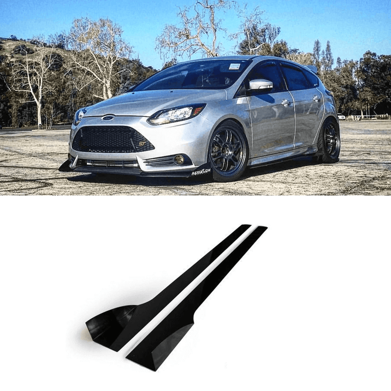 2011-2018 Ford Focus St Side Skirt Extension V2