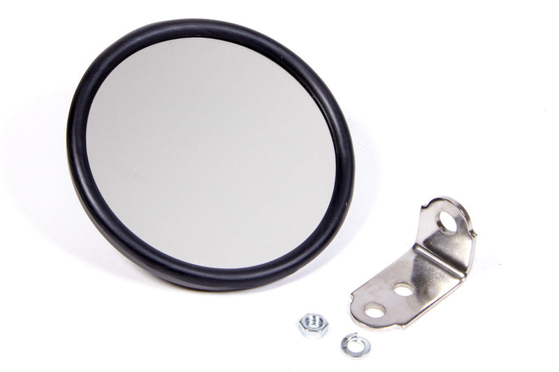 Coleman Racing Products Round Mirror W/ L Brkt
