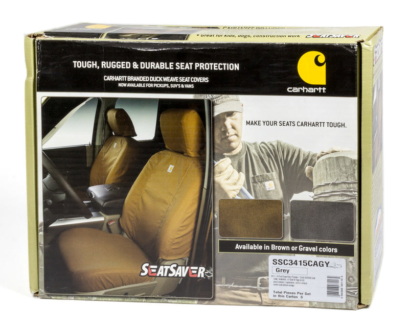 Covercraft Carhartt Seat Saver Gray Front 11-16 Ford F250