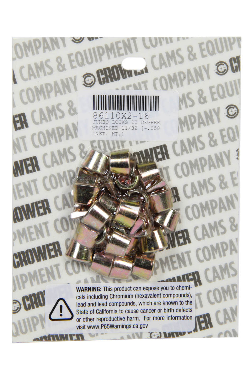 Crower Valve Locks - 10 Degree  -.050