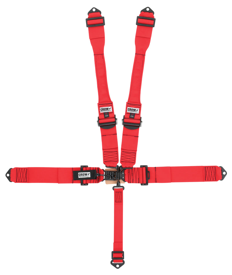 Crow Safety Gear 5-Way L&L   52in Lap Bel t  harness W/Alum adjust