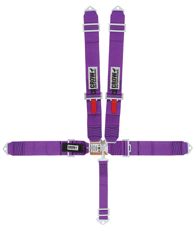 Crow Safety Gear 5-Pt Harness Small Latch Purple Bolt In Pull Down