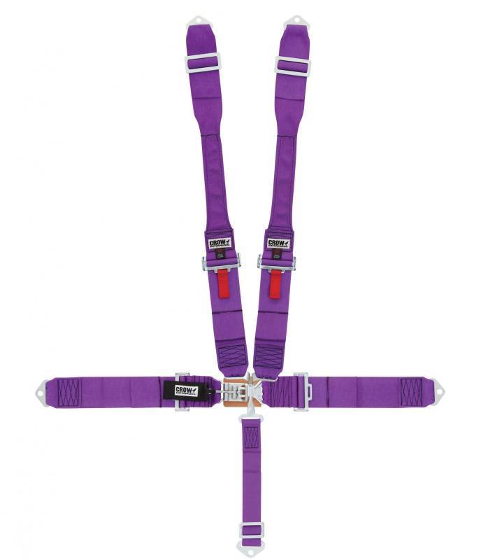 Crow Safety Gear 5-Way L&L 52in Lap Belt- Indiv Dog Bone  Harness