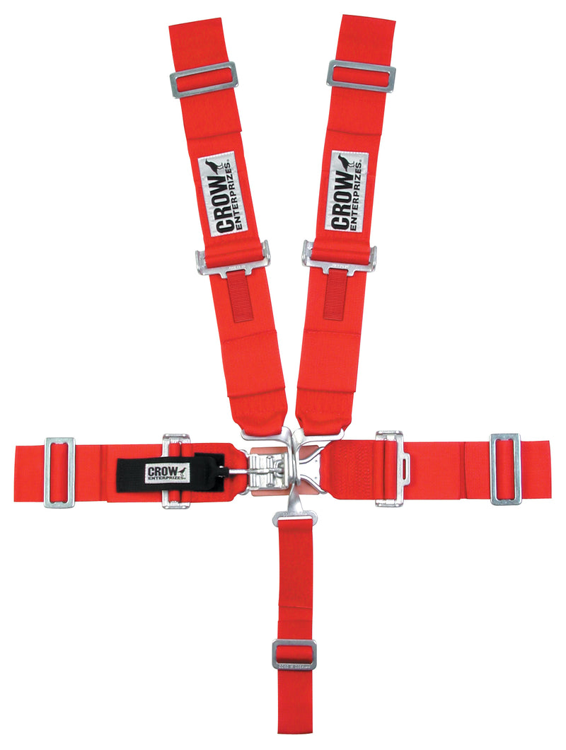 Crow Safety Gear 5-Pt Harness Small Latch RD Wrap Around Pull Down