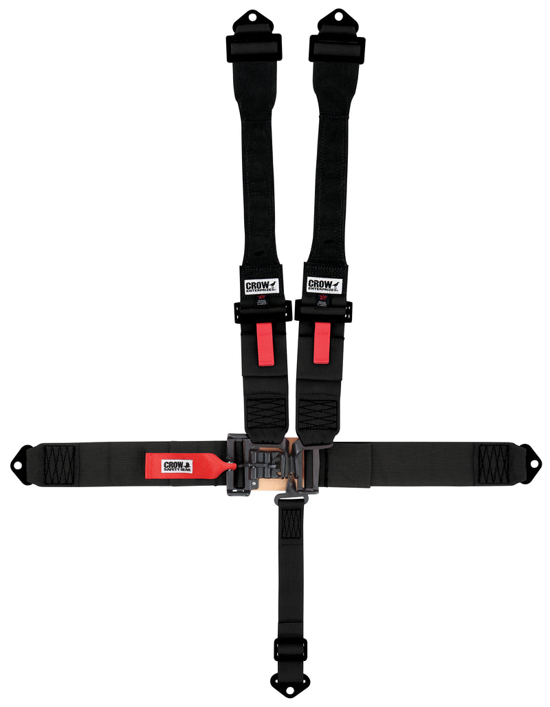Crow Safety Gear 5-Way Duck Bill L&L 55in Lap Belt -Indiv Dog Bon