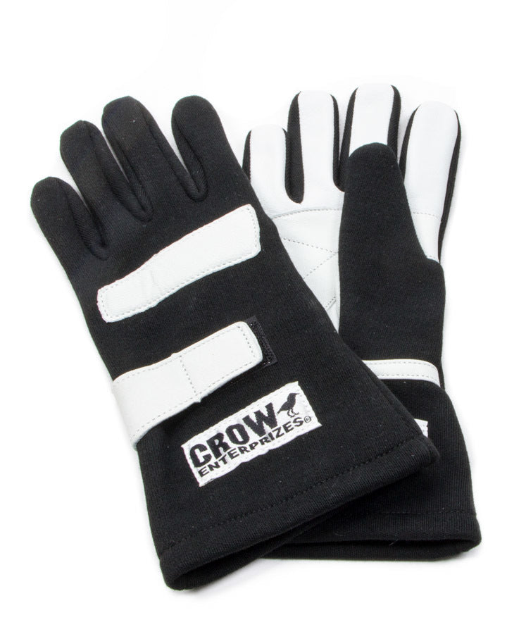 Crow Safety Gear Gloves Medium Black Nomex 2-Layer Standard