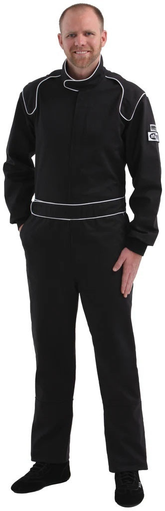 Crow Safety Gear Proban Suit Medium BLACK SFI-3.2A/1 Style Legacy