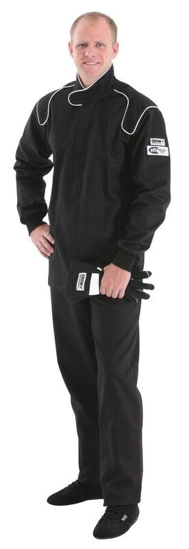 Crow Safety Gear Proban Suit XX Large BLA CK SFI-3.2A/1 Style  Leg