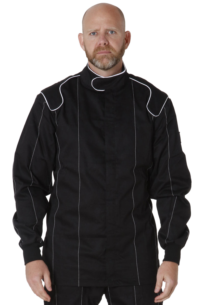 Crow Safety Gear Jacket 1-Layer Proban Black XXL