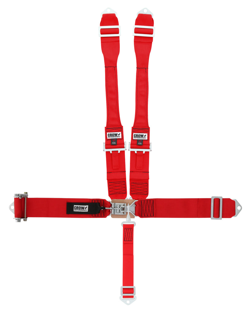 Crow Safety Gear Seat Belts Ratchet On Right For Hans 3in