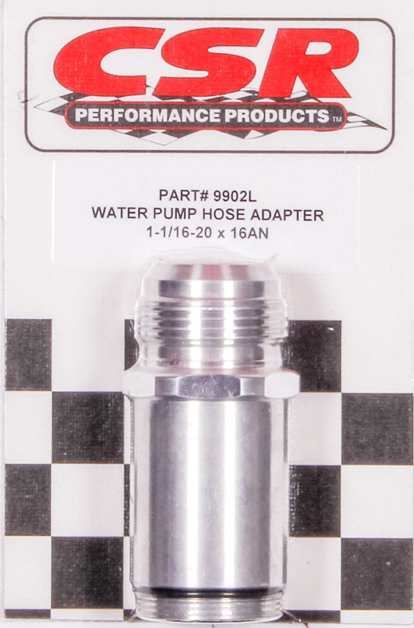 Csr Performance Water Pump Hose Adapter - 1-1/4 x 16an