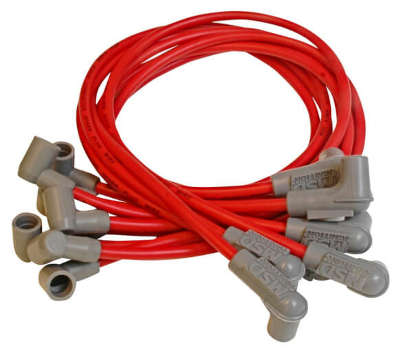 Super Conductor Spark Plug Wire Set, Small Block Chevy, Socket Dist. Cap