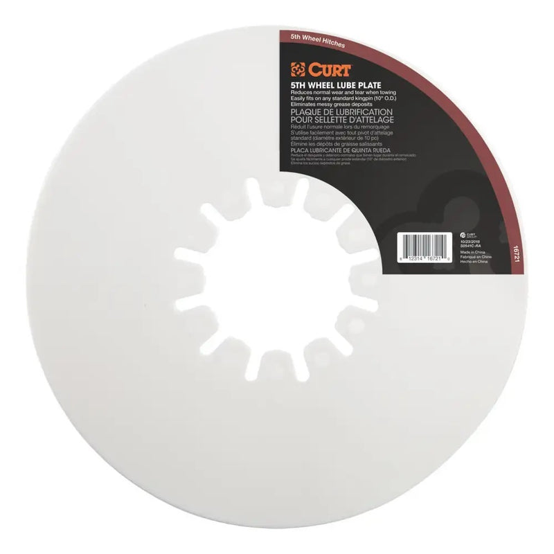 Curt Manufacturing 10in 5th Wheel Lube Plate