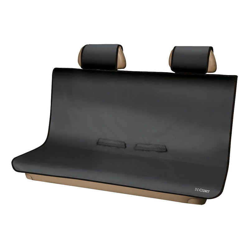 Curt Manufacturing Seat Defender 58in x 55 in Waterproof Black