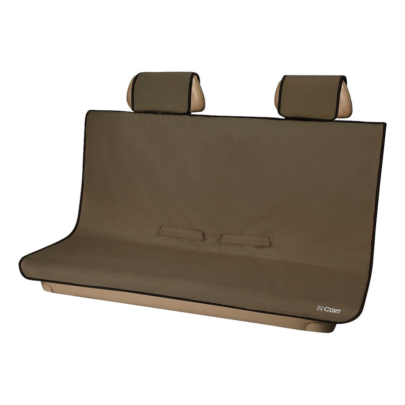 Curt Manufacturing Seat Defender 58in x 55 in Waterproof Brown
