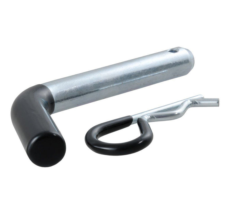 Curt Manufacturing 5/8in Hitch Pin & Clip Zinc w/Rubber Grip