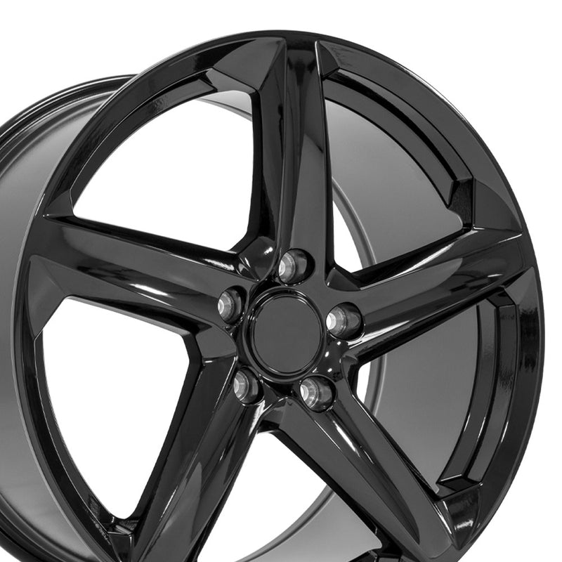 19" Replica Wheel fits Chevrolet C7 Corvette - CV02C Black 19x10