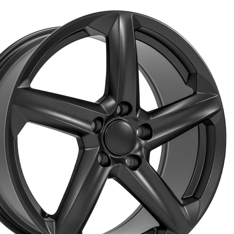 19" Replica Wheel fits Chevrolet C8 Corvette - CV02D Satin Black 19x8.5