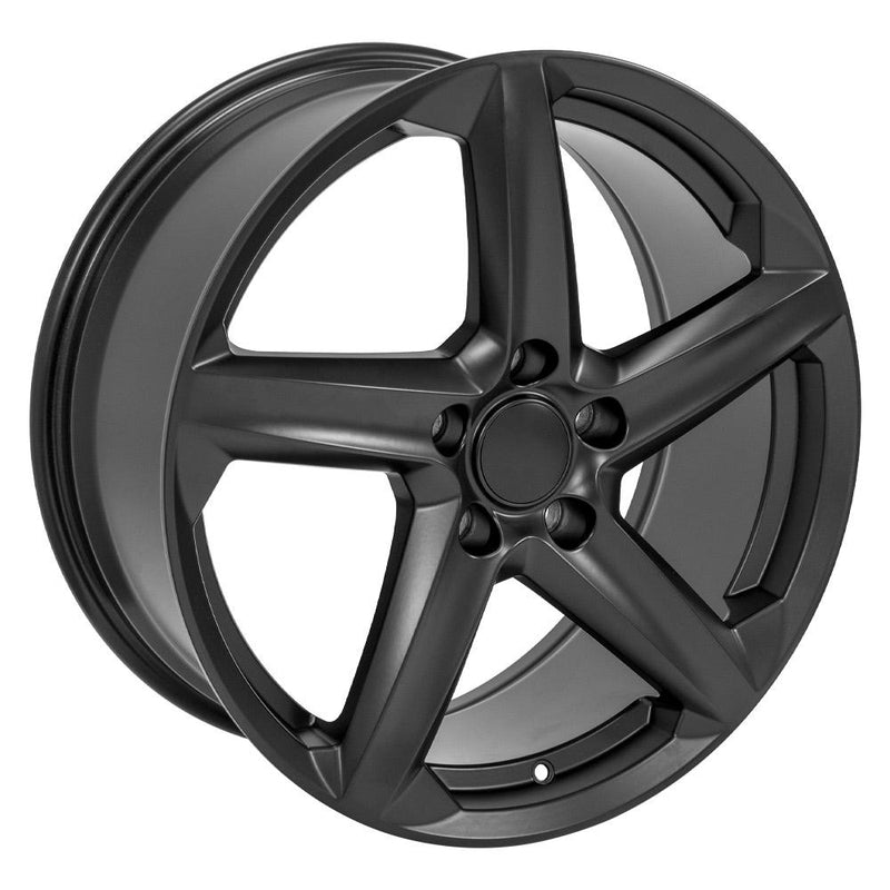 19" Replica Wheel fits Chevrolet C8 Corvette - CV02D Satin Black 19x8.5