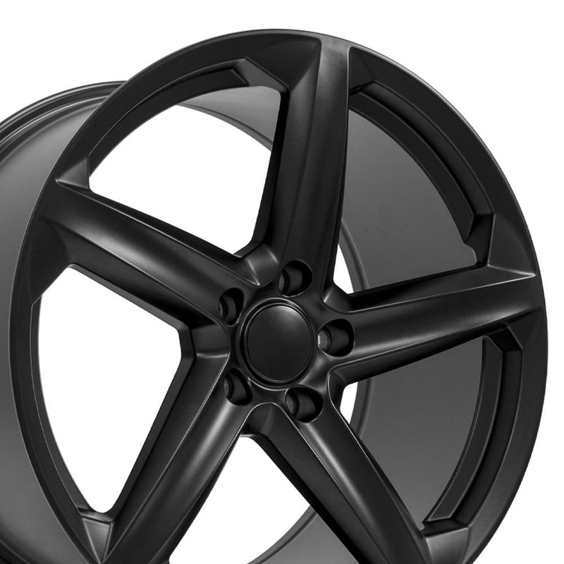 20" Replica Wheel fits Chevrolet C8 Corvette - CV02D Satin Black 20x11