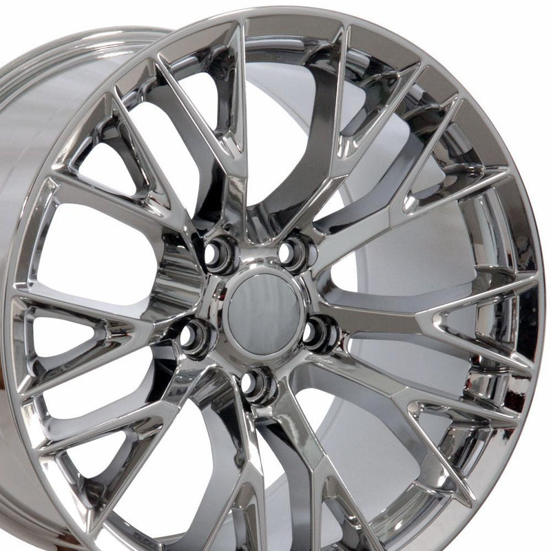 19" Replica Wheel CV22 Fits Chevrolet Corvette - C7 Z06 Rim 19x10 Chrome Wheel