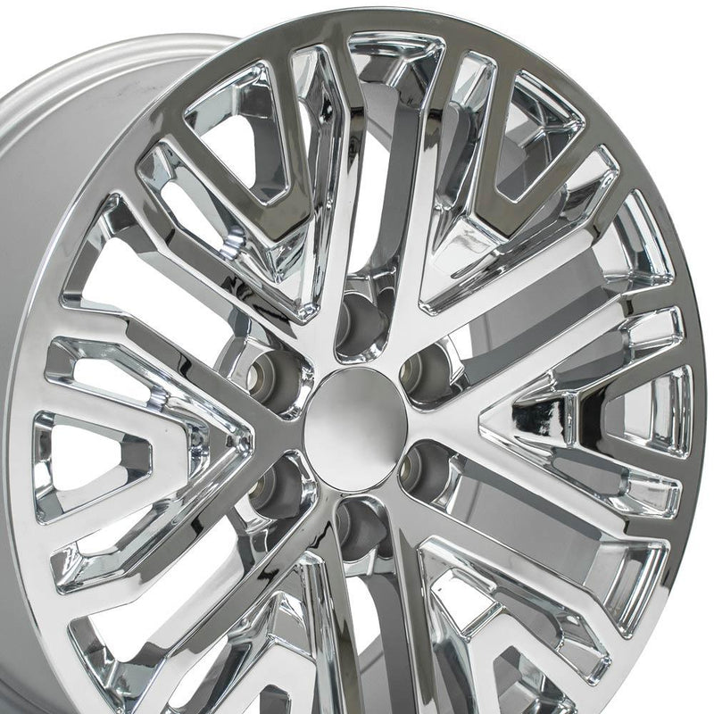 20" Replica Wheel fits GMC Sierra 1500 - CV37 Chrome 20x9