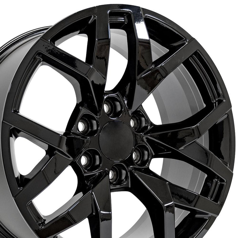 20" Replica Wheel fits Chevrolet Suburban 1500 - CV66 Black 20x9