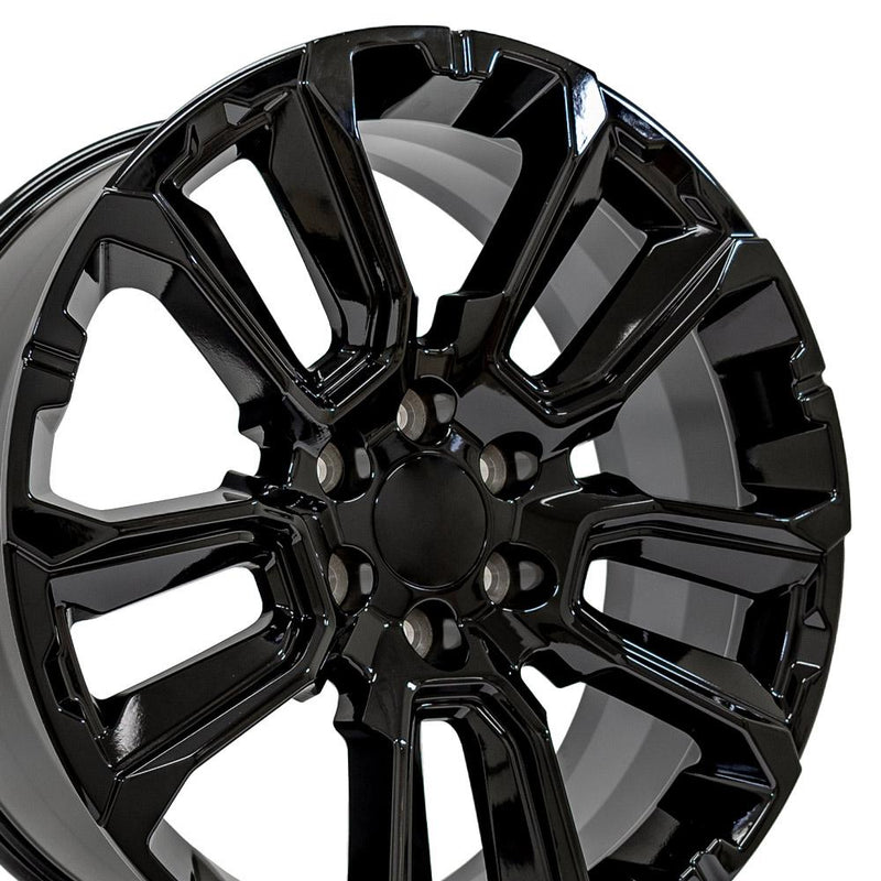 22" Replica Wheel fits Chevrolet Suburban 1500 - CV68 Black 22x9