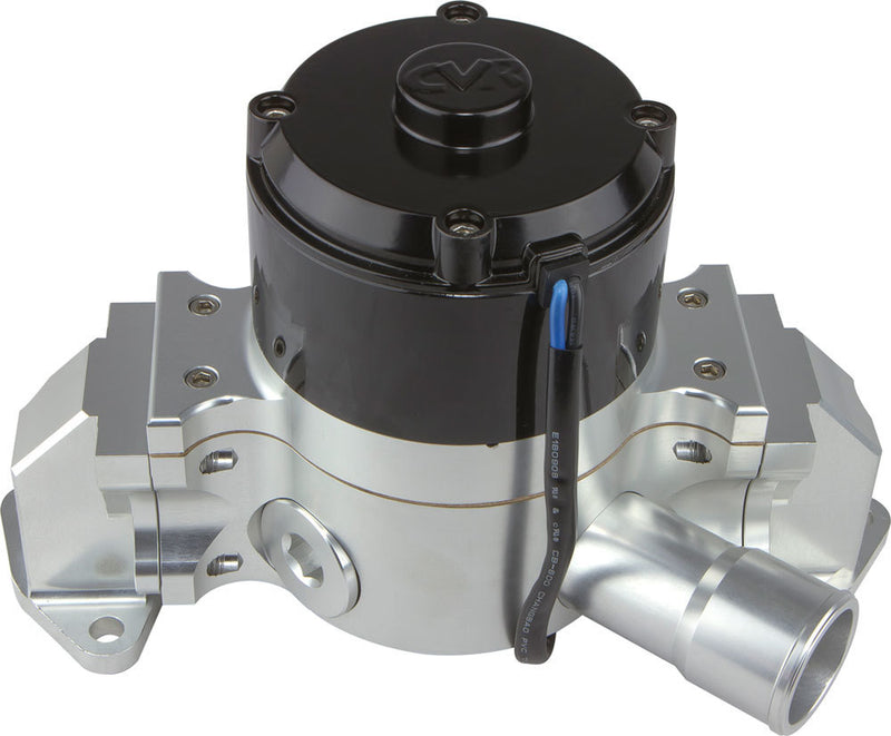 Cvr Performance SBF Billet Alum Electric Water Pump Clear