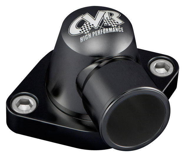 Cvr Performance Thermostat Housing 360-Deg Swivel Black