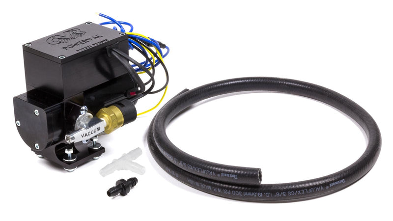 Cvr Performance 12 Volt Electric Vacuum Pump Black Anodized