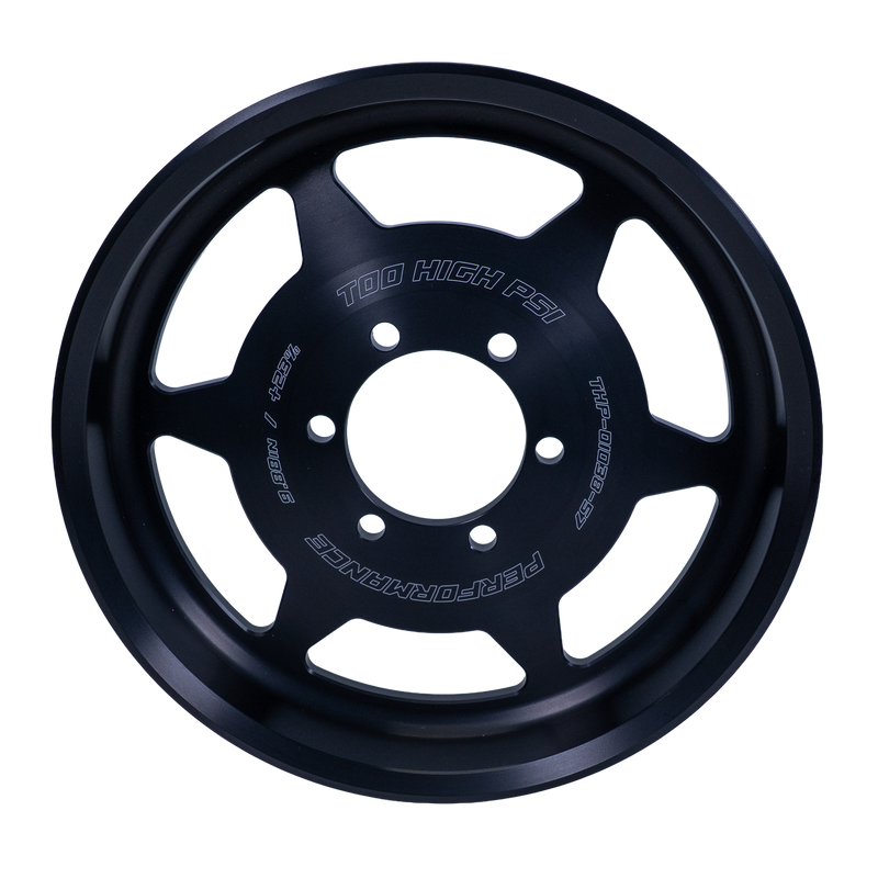 Camaro CTS-V 23 percent crank pulley detail