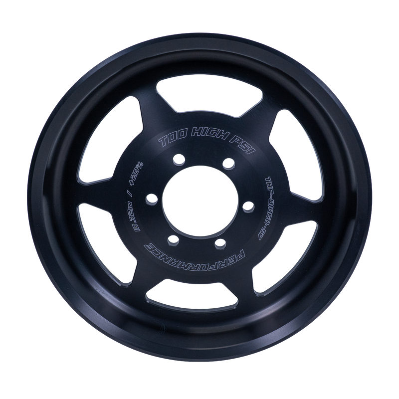 Camaro CTS-V 28 percent hard anodized crank pulley