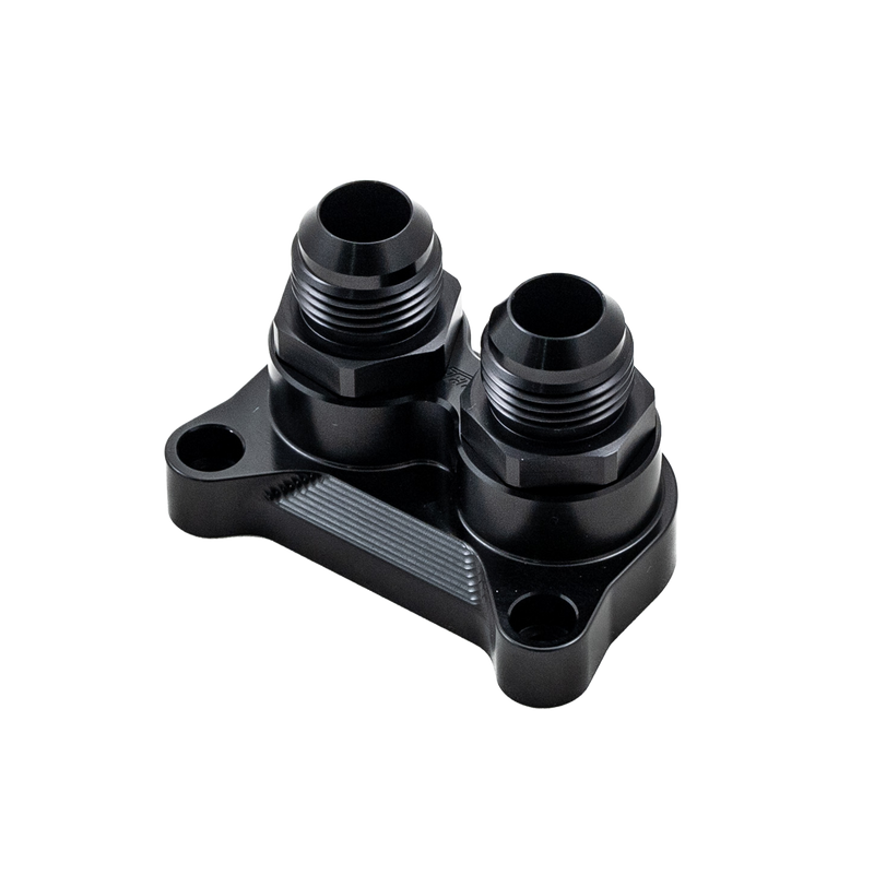 TooHighPsi LTX billet coolant manifolds for Magnuson 2650