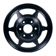 C7 Corvette 22 percent hard anodized crank pulley detail
