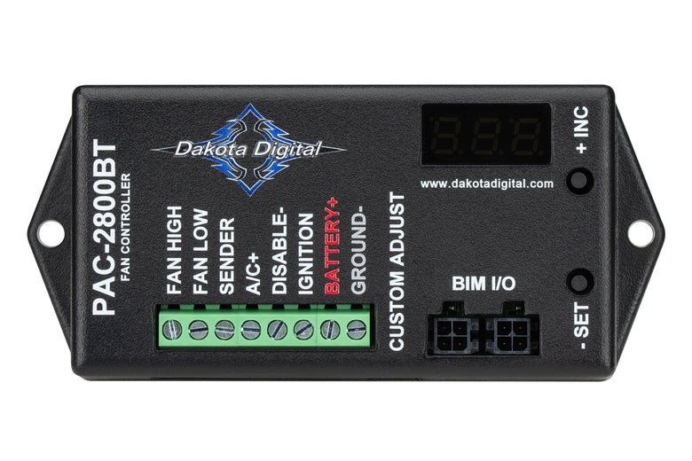 Dakota Digital Programmable Fan Control ler w/One 70 Amp Relay