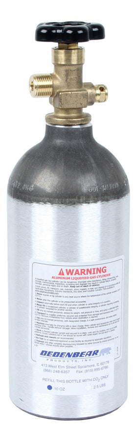 Dedenbear 2.5lb. CO2 Bottle w/Valve