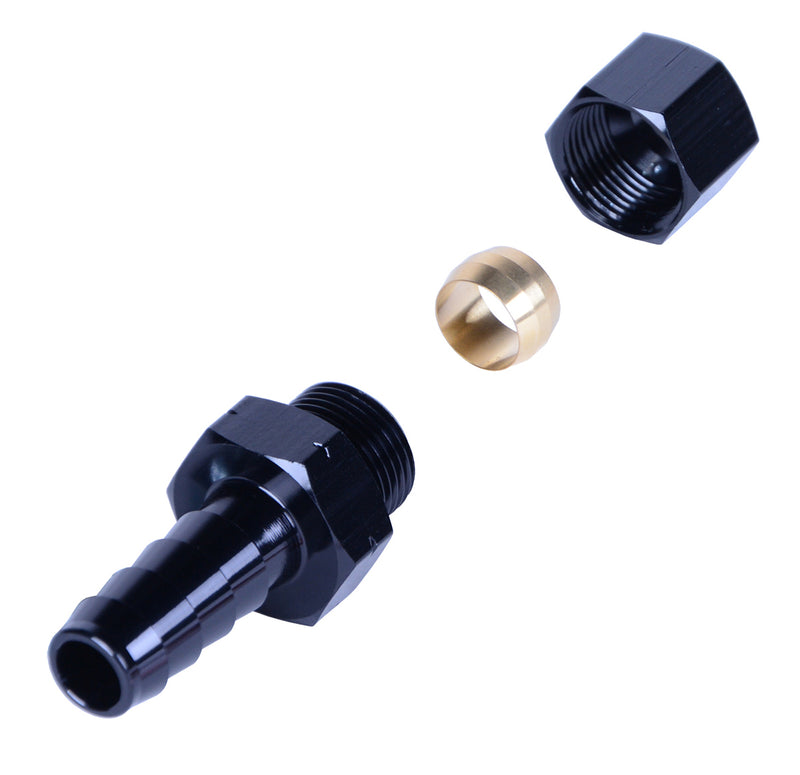 Derale Fitting 3/8inTube to 3/8in Barb