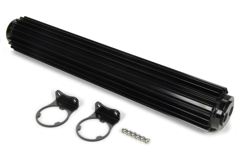 Derale Dual-Pass Heat Sink Cool er  18in Black Anodized