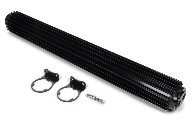 Derale Dual-Pass Heat Sink Cool er  24in Black Anodized
