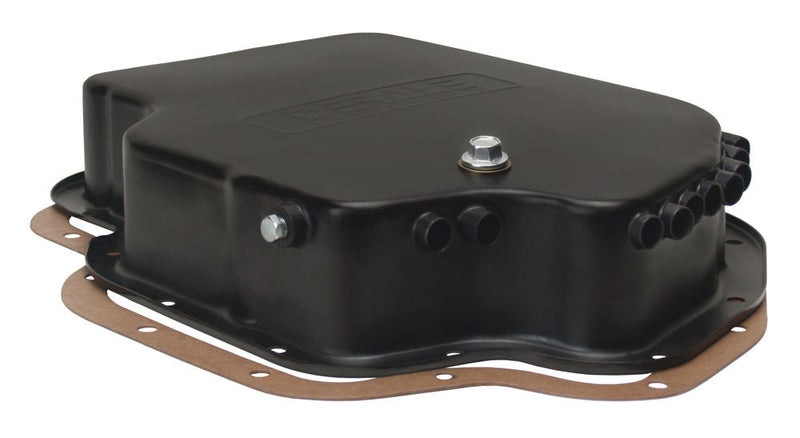 Derale Black Trans Pan GM TH400 Standard Pan