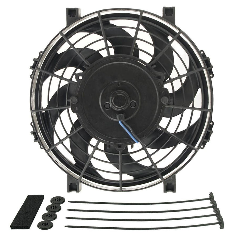 Derale 9in Tornado Electric Fan w/Standard  Mounting Kit