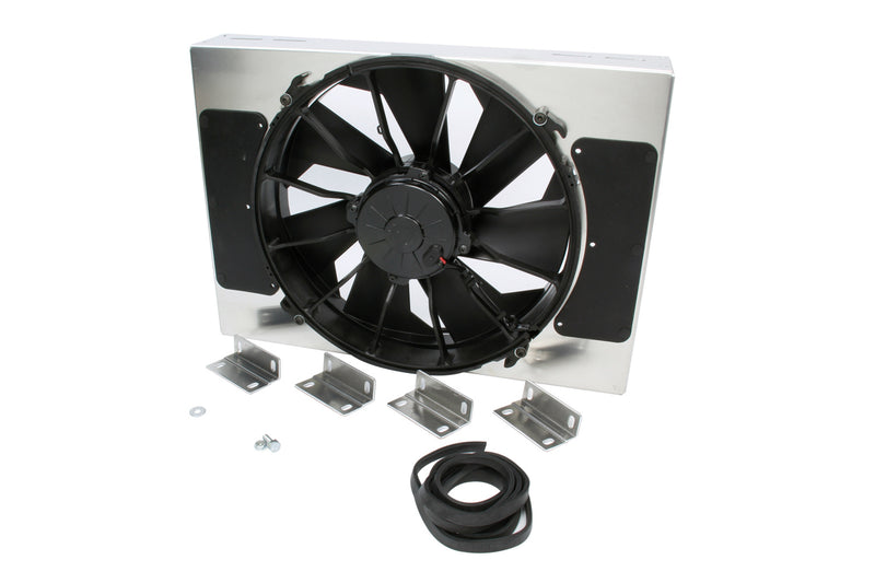 Derale RAD Fan w/Alum Shroud Assembly